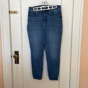 Madewell Petite, Curvy, skinny high rise jeans